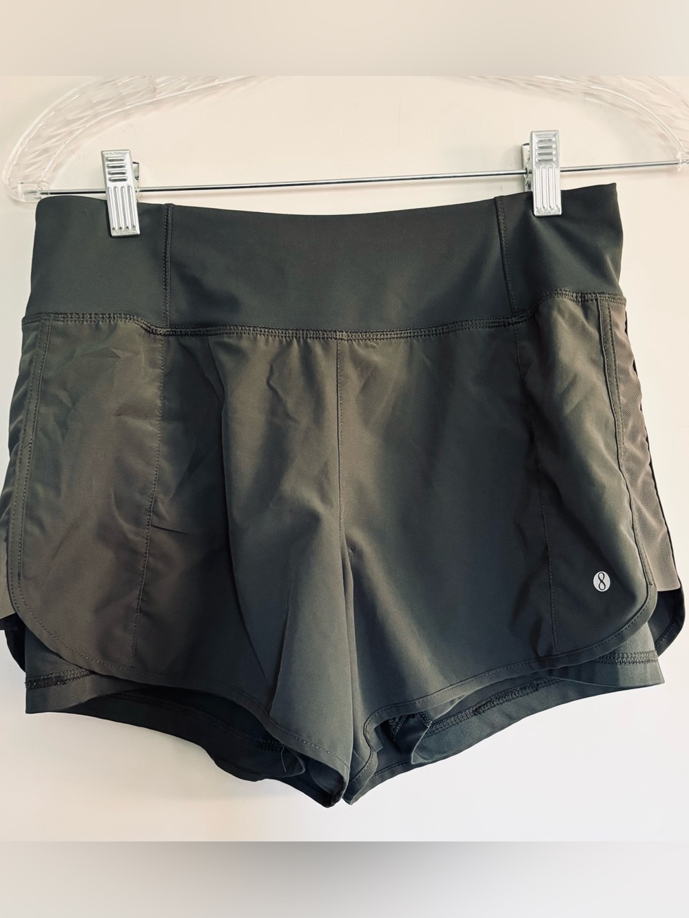 Layers Running Shorts w/Spandex Underlining